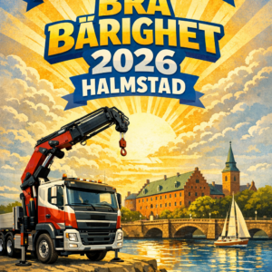 Anmälan till Bra Bärighet 2026 Halmstad med Kranbil.